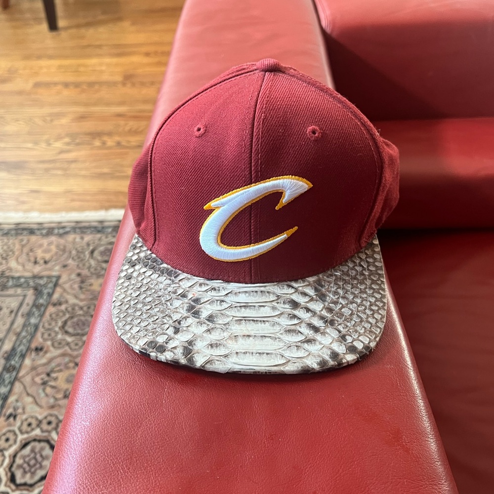 Just don rare Cleveland cavalier rare burgundy natural python